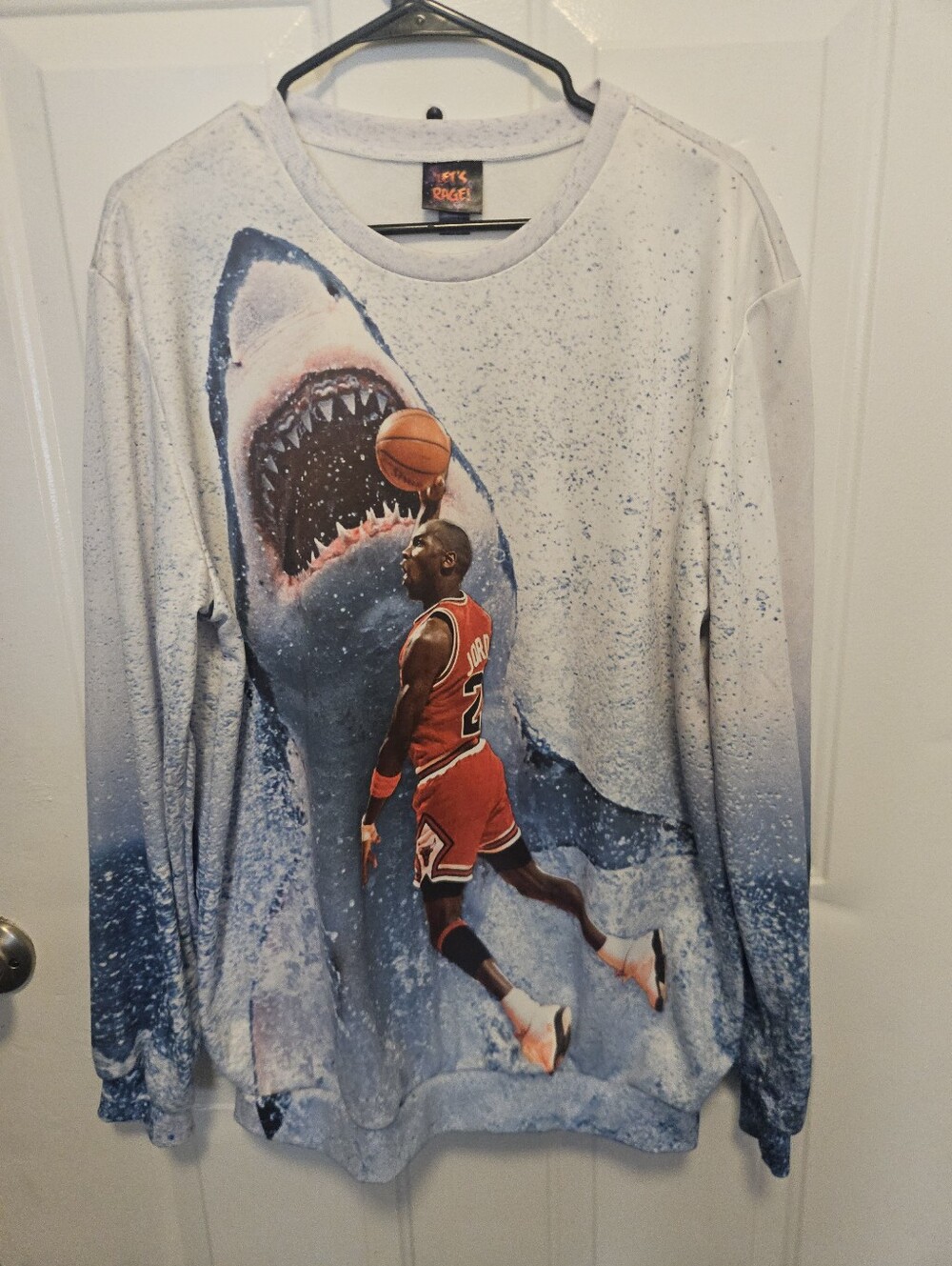 Air Jordan Shark Crewneck Graphic Sweater